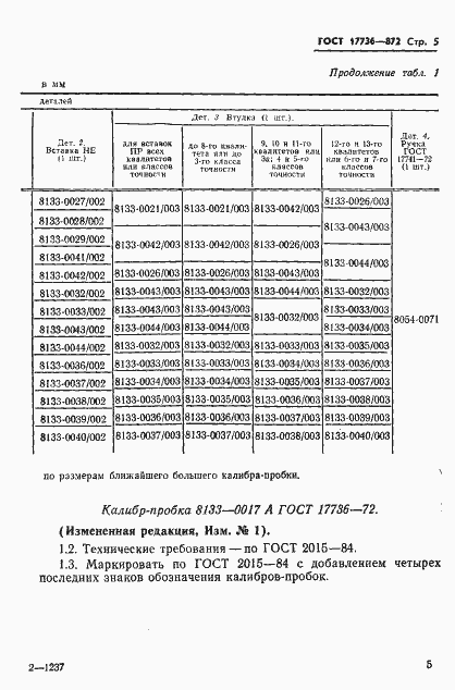 Страница 6 ГОСТ 17736-72