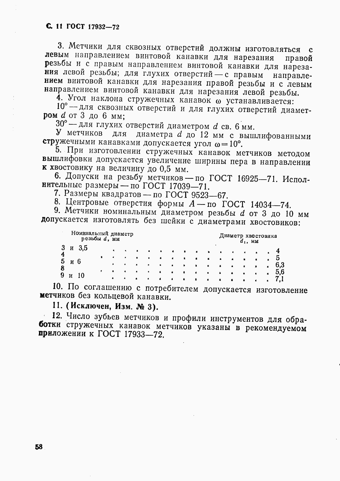 Страница 11 ГОСТ 17932-72