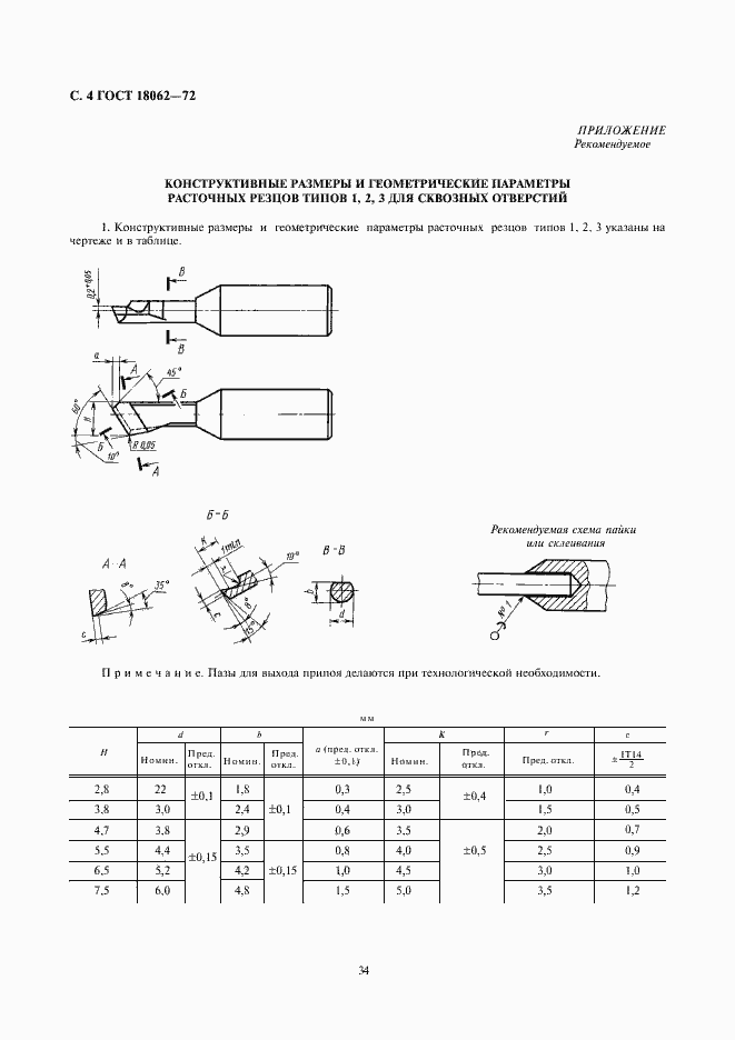 Страница 4 ГОСТ 18062-72