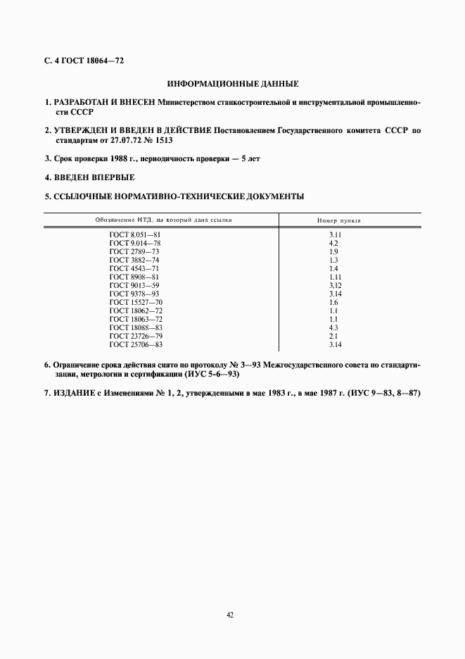 Страница 4 ГОСТ 18064-72