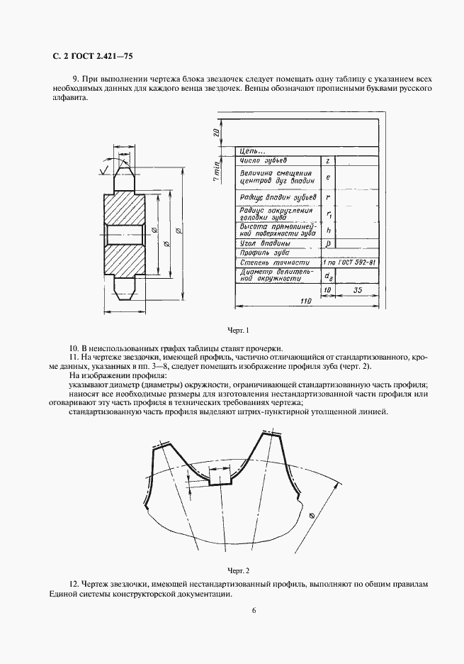 Страница 6 ГОСТ 2.421-75