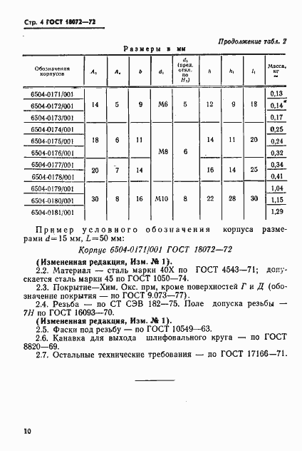 Страница 4 ГОСТ 18072-72