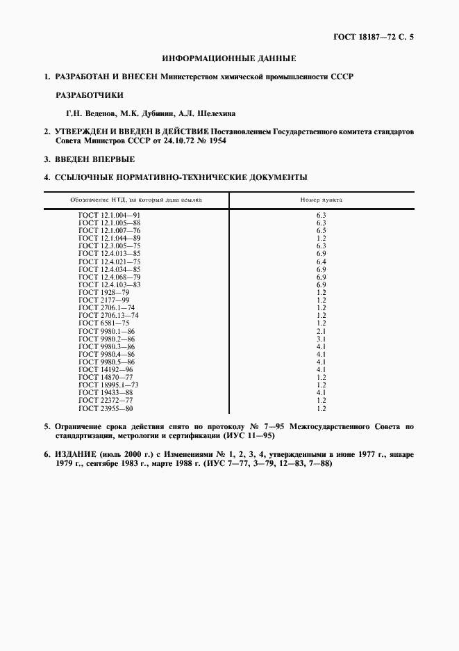 Страница 6 ГОСТ 18187-72