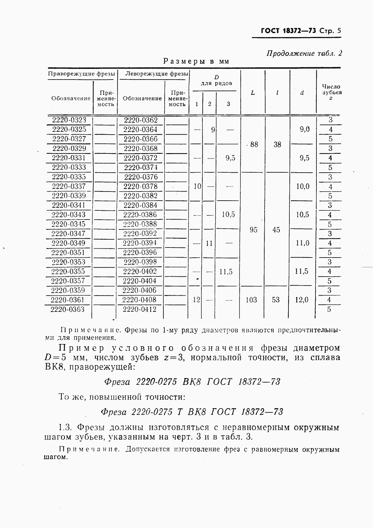 Страница 6 ГОСТ 18372-73