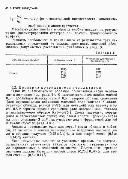 Страница 5 ГОСТ 18385.7-89
