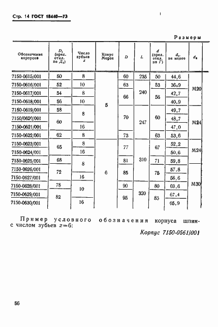 Страница 14 ГОСТ 18440-73