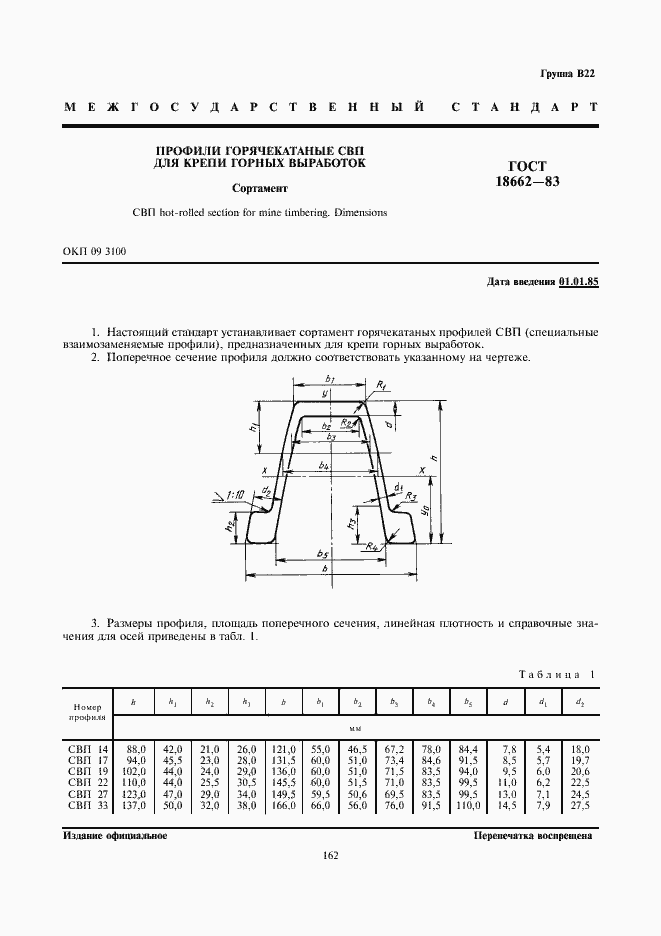 Страница 1 ГОСТ 18662-83