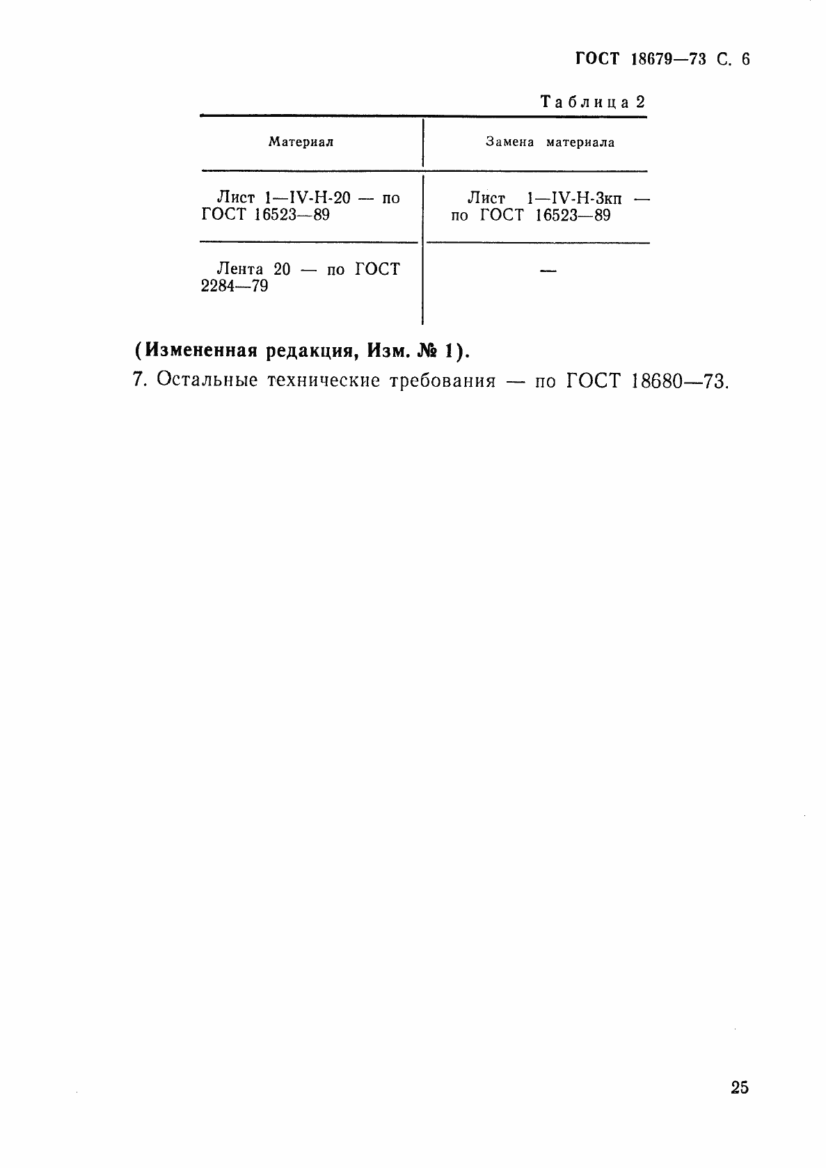 Страница 6 ГОСТ 18679-73