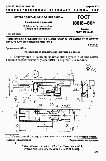 Страница 1 ГОСТ 18818-80