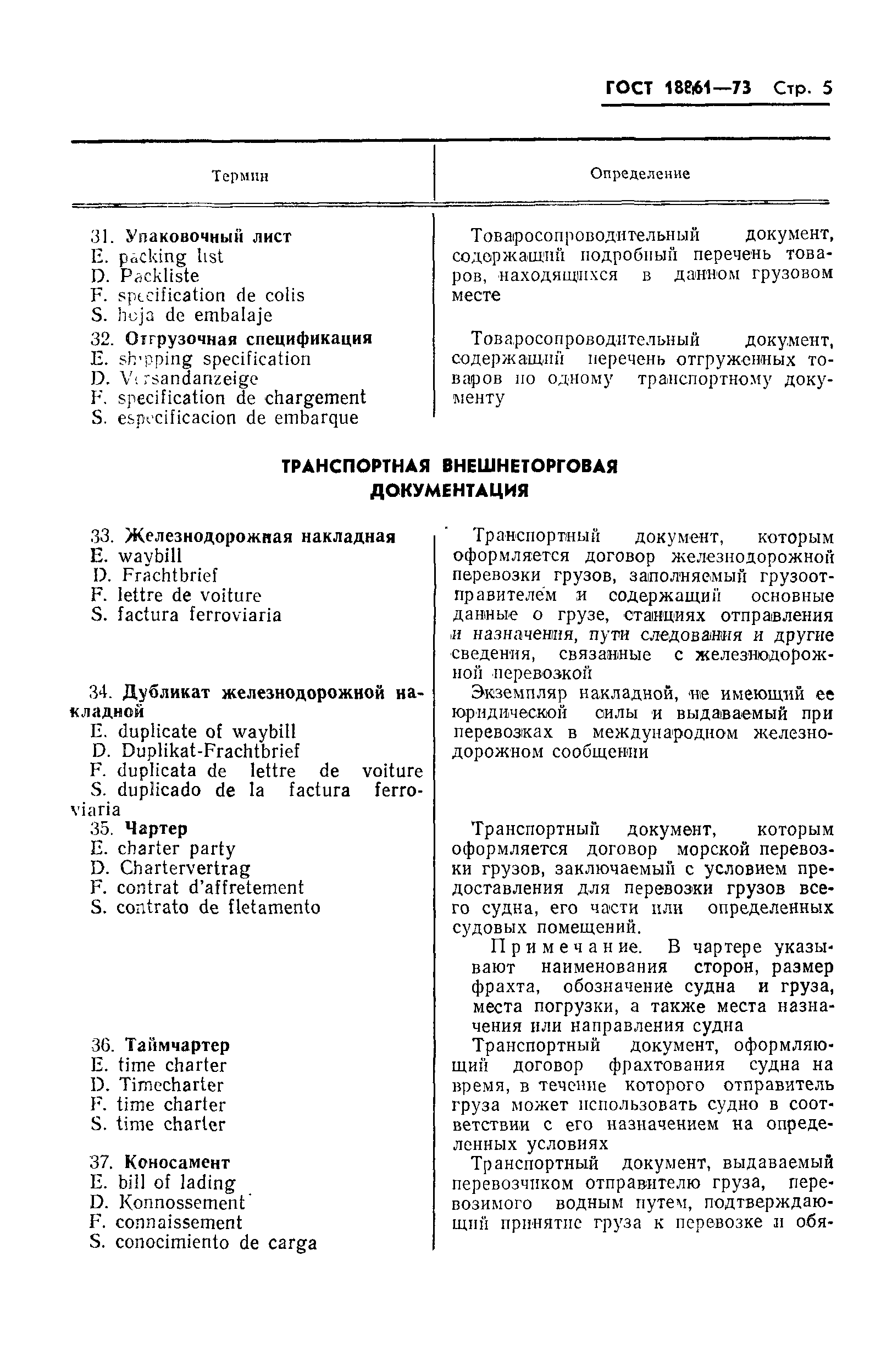 Страница 6 ГОСТ 18861-73