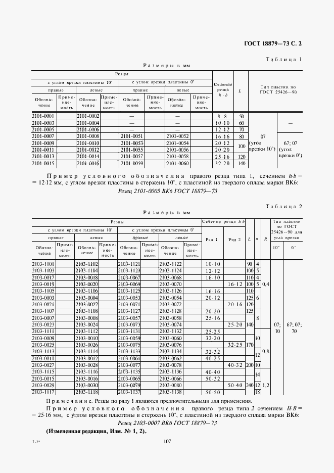 Страница 2 ГОСТ 18879-73