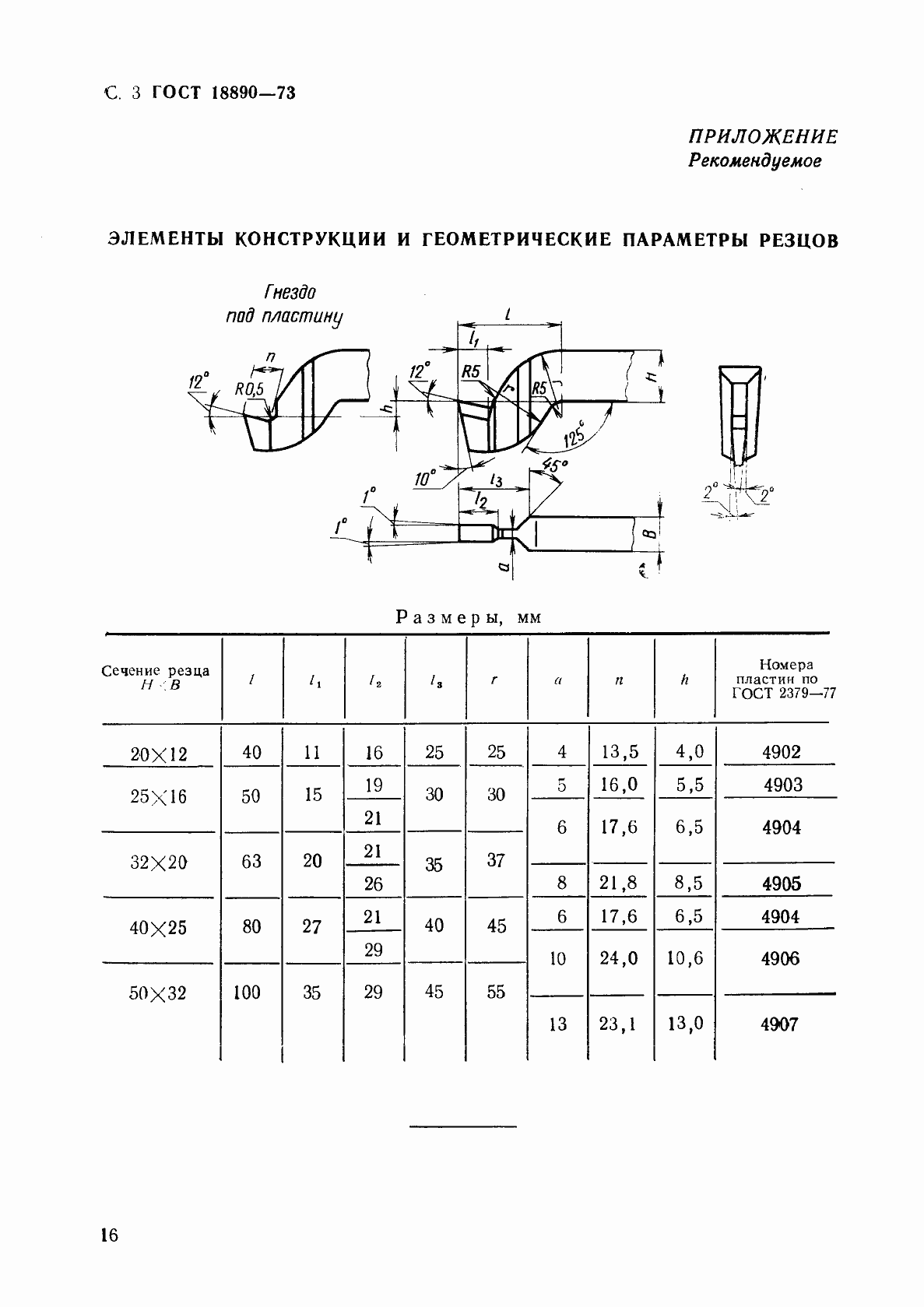 Страница 3 ГОСТ 18890-73