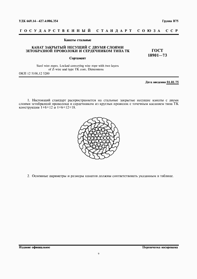 Страница 1 ГОСТ 18901-73