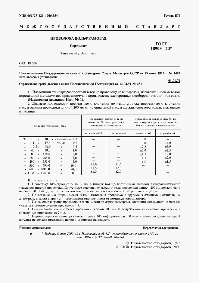 Страница 2 ГОСТ 18903-73