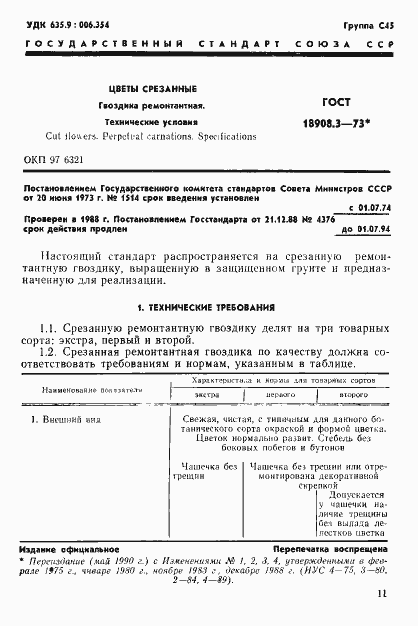 Страница 1 ГОСТ 18908.3-73