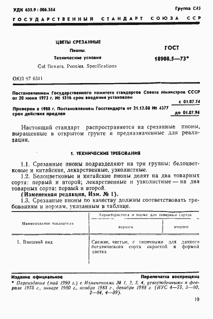 Страница 1 ГОСТ 18908.5-73