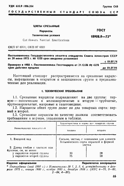 Страница 1 ГОСТ 18908.9-73