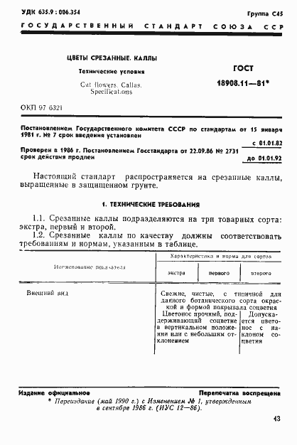 Страница 1 ГОСТ 18908.11-81