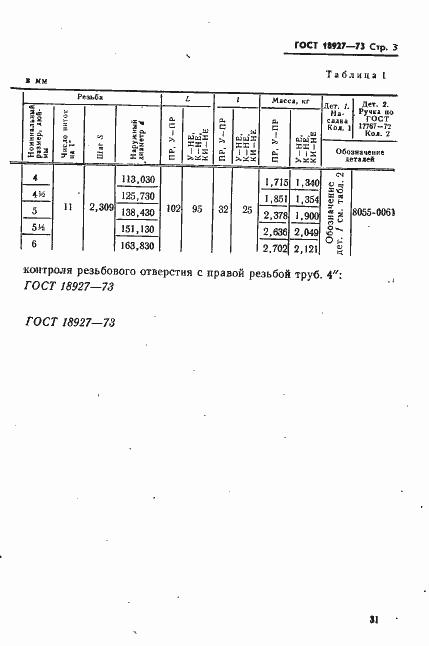 Страница 3 ГОСТ 18927-73