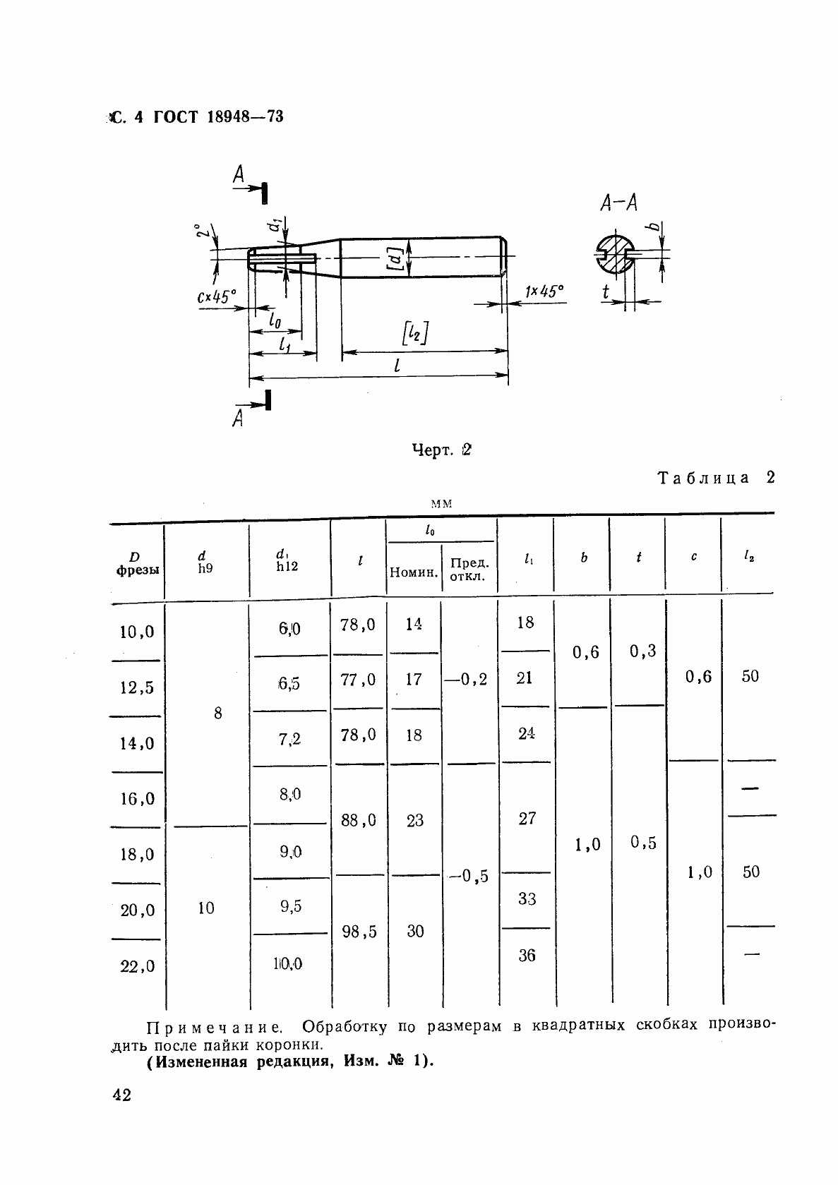 Страница 4 ГОСТ 18948-73