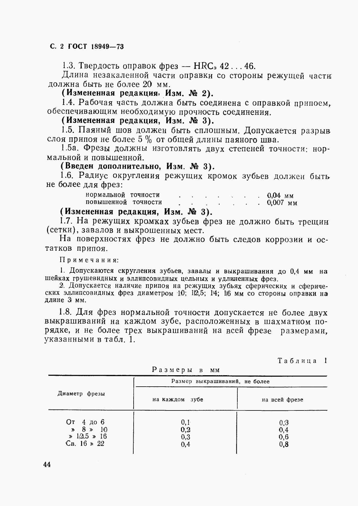 Страница 2 ГОСТ 18949-73