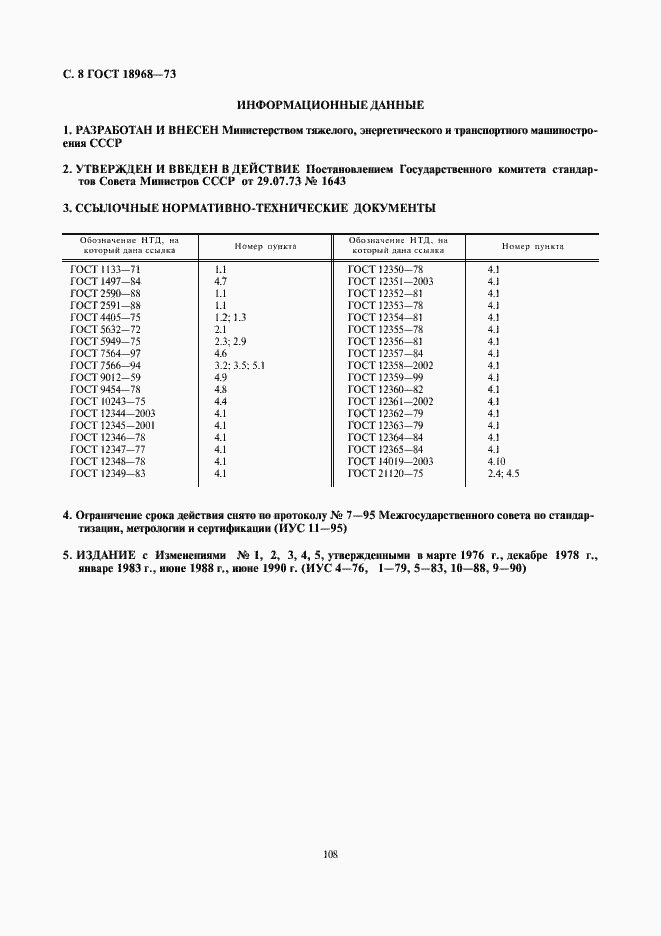 Страница 8 ГОСТ 18968-73