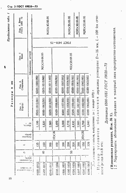 Страница 3 ГОСТ 19020-73