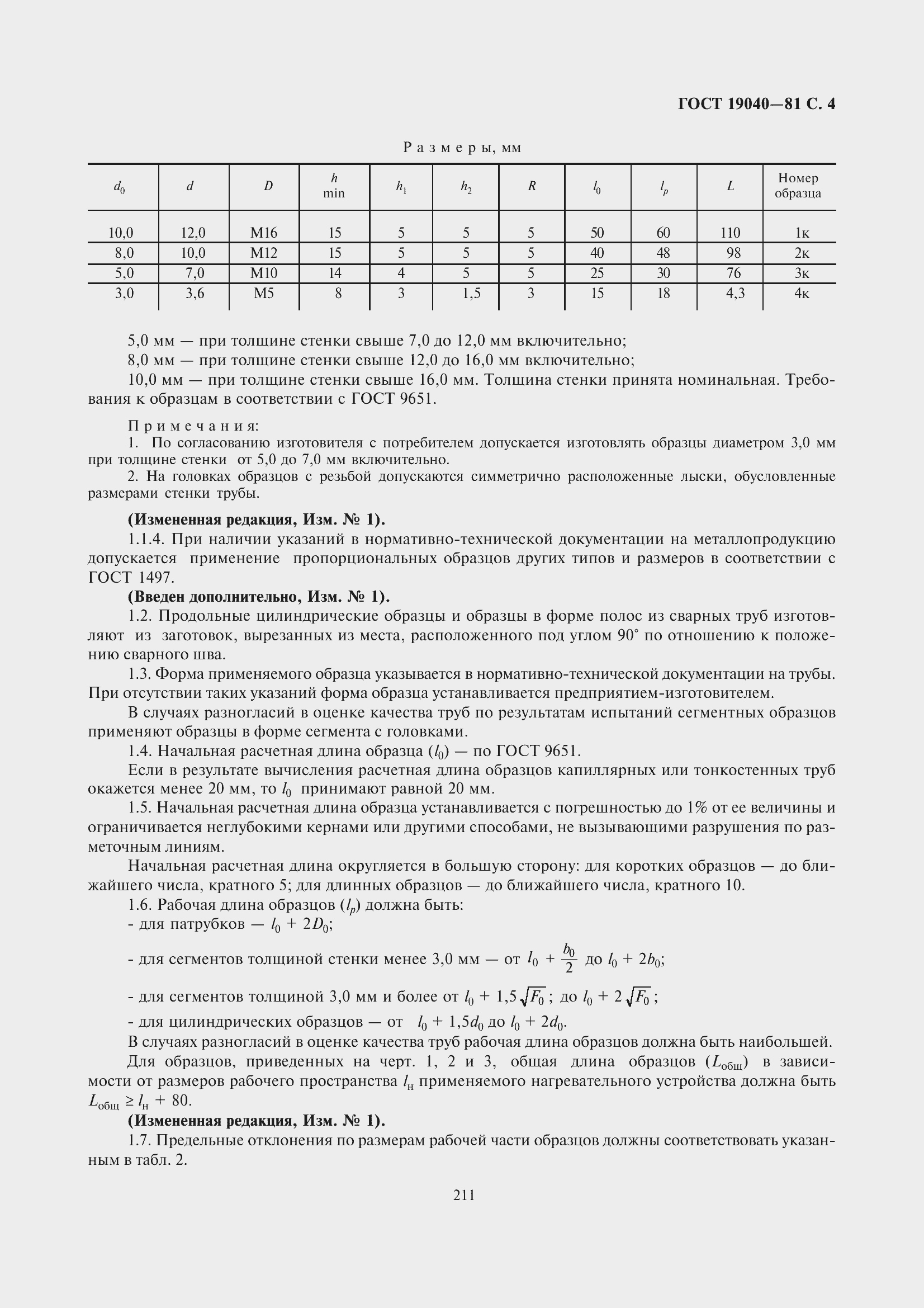Страница 6 ГОСТ 19040-81