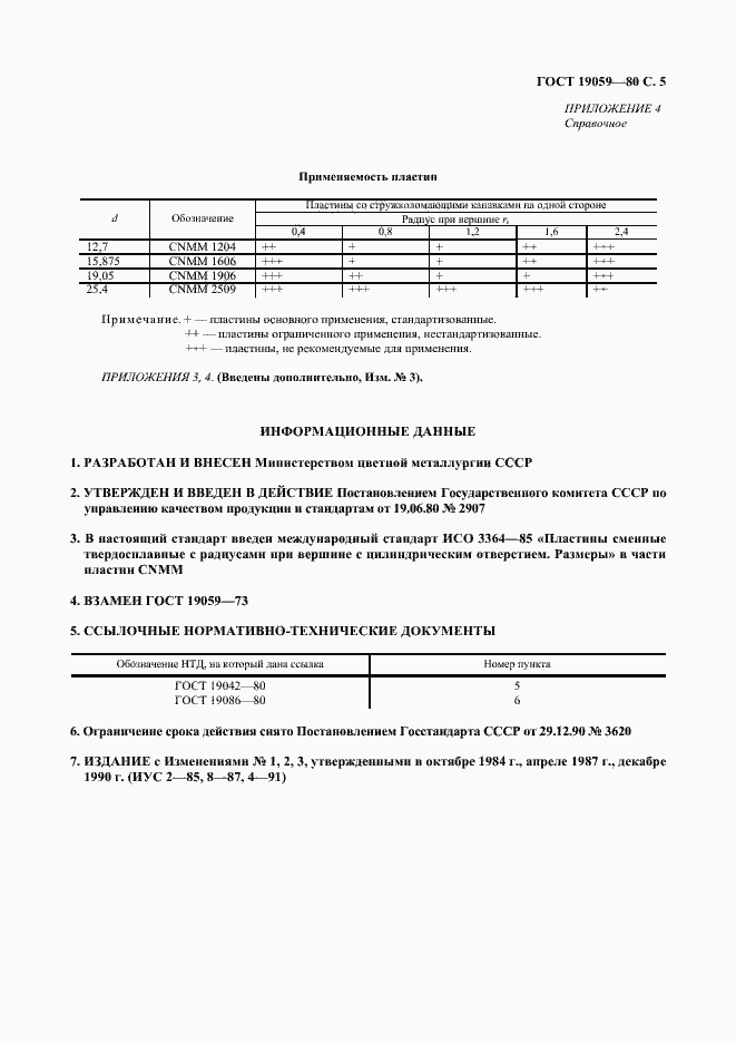 Страница 6 ГОСТ 19059-80