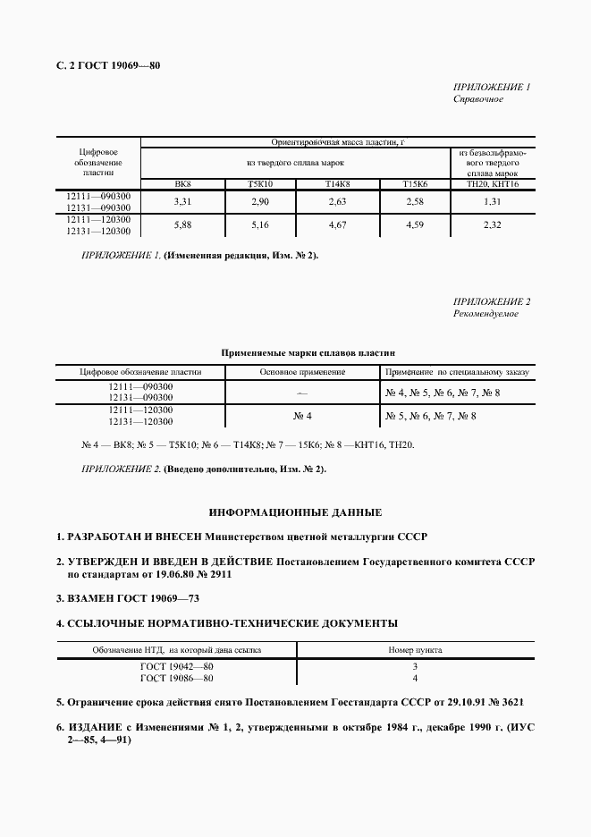 Страница 3 ГОСТ 19069-80