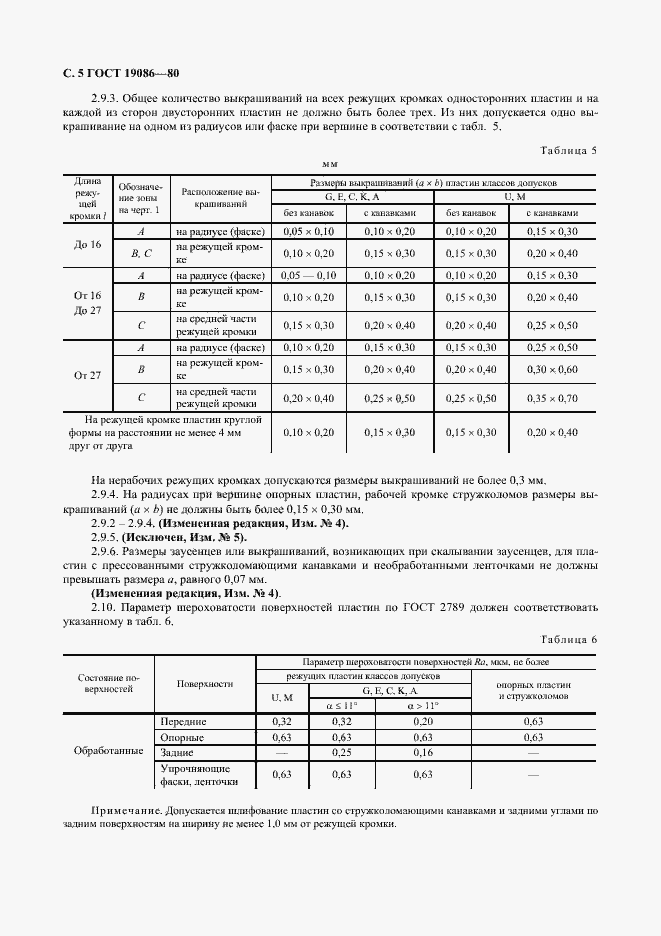 Страница 6 ГОСТ 19086-80
