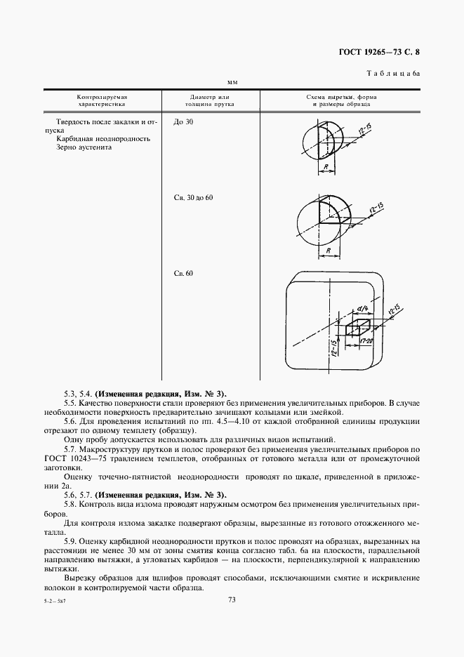 Страница 8 ГОСТ 19265-73
