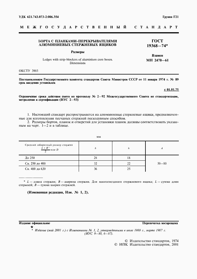 Страница 2 ГОСТ 19368-74