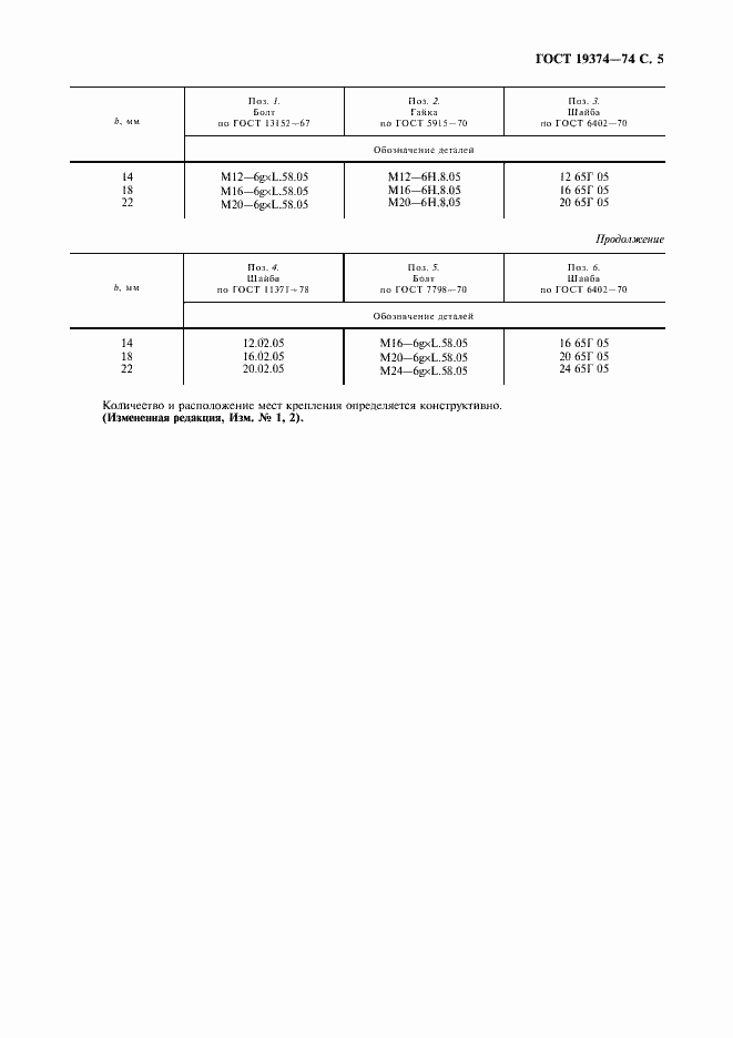 Страница 6 ГОСТ 19374-74