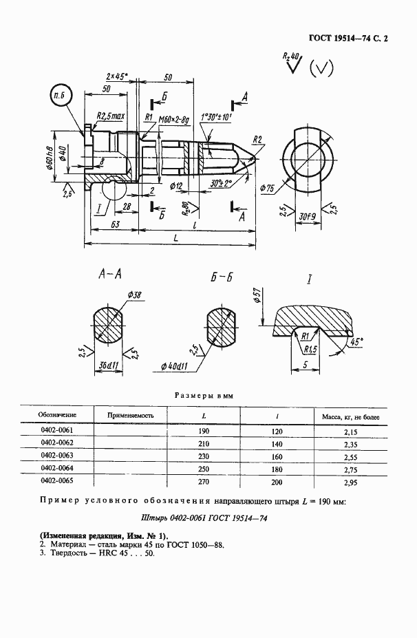 Страница 3 ГОСТ 19514-74