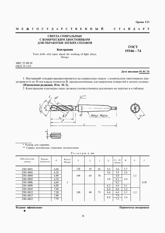 Страница 1 ГОСТ 19546-74