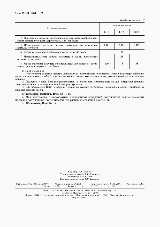 Страница 4 ГОСТ 19611-74