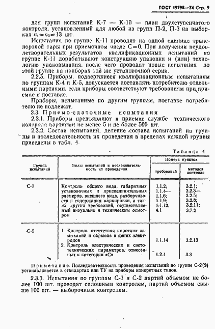 Страница 10 ГОСТ 19798-74