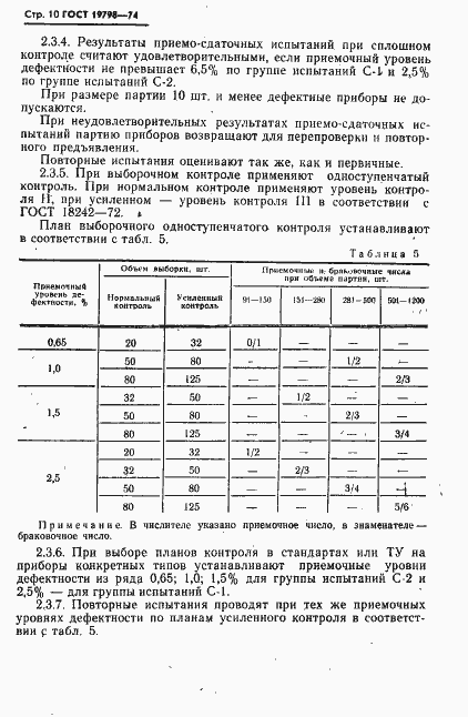 Страница 11 ГОСТ 19798-74