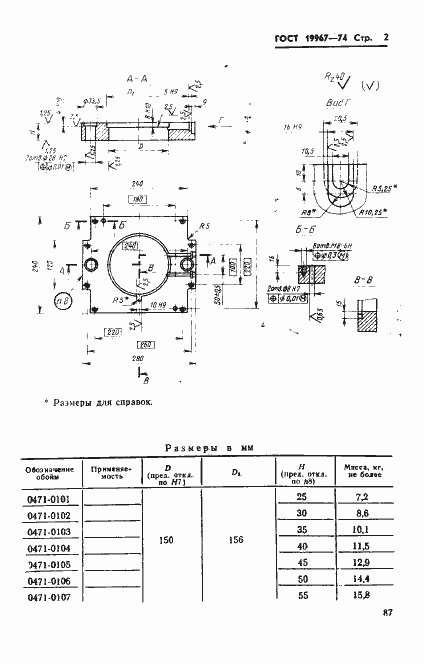 Страница 2 ГОСТ 19967-74