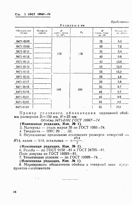 Страница 3 ГОСТ 19967-74