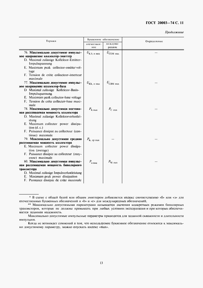 Страница 13 ГОСТ 20003-74