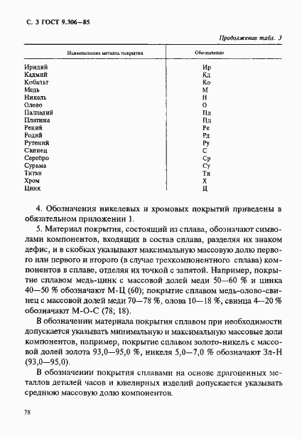 Страница 3 ГОСТ 9.306-85