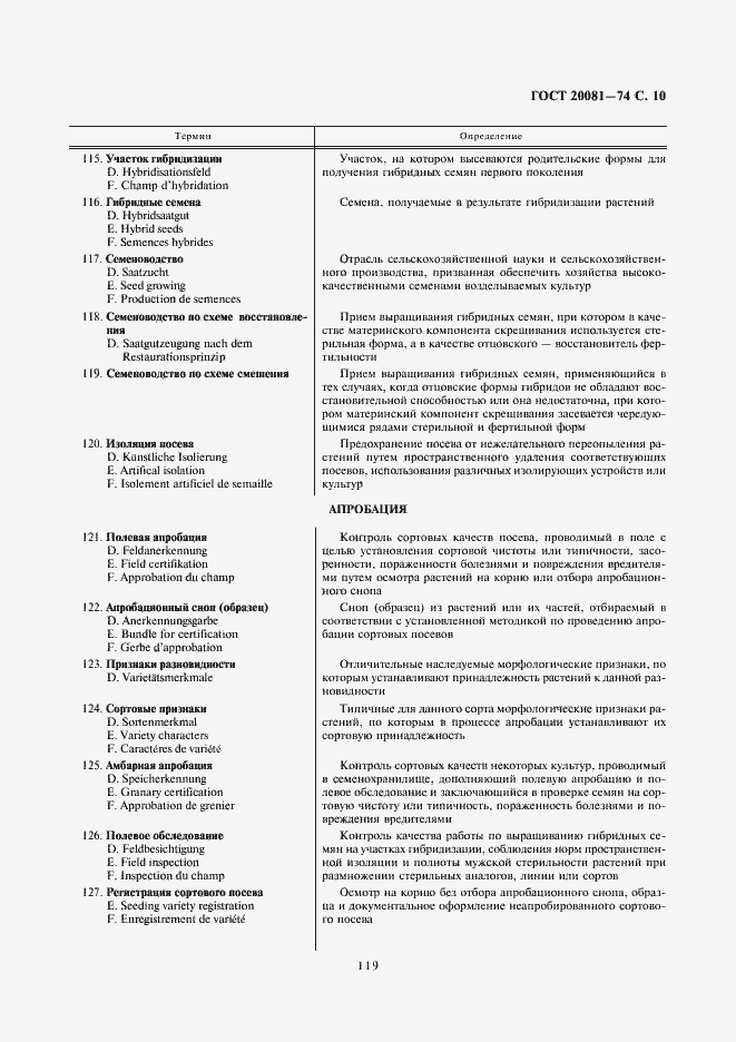 Страница 10 ГОСТ 20081-74