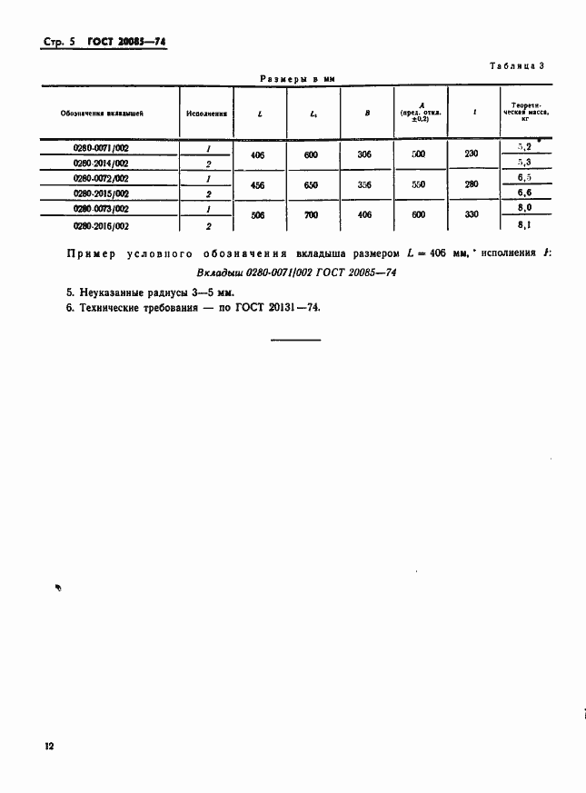 Страница 5 ГОСТ 20085-74