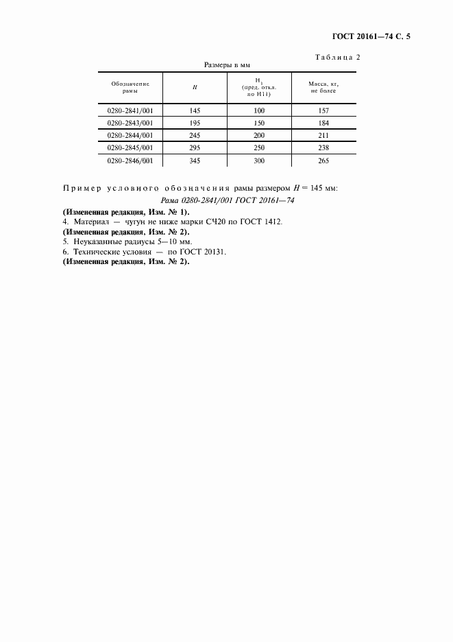 Страница 6 ГОСТ 20161-74