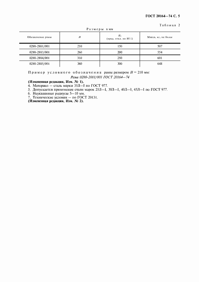 Страница 6 ГОСТ 20164-74