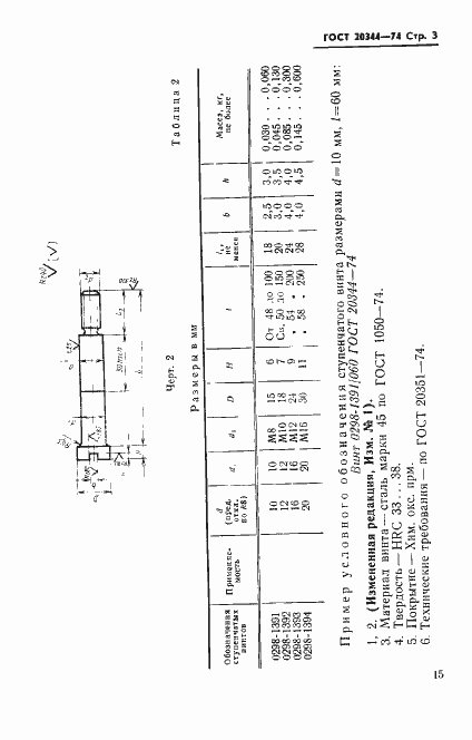 Страница 3 ГОСТ 20344-74