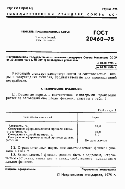 Страница 3 ГОСТ 20460-75