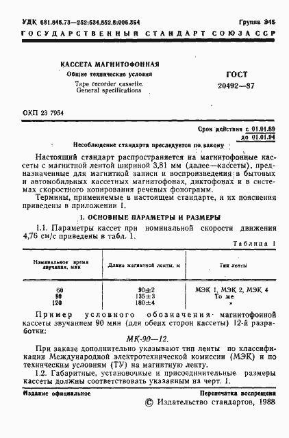 Страница 2 ГОСТ 20492-87